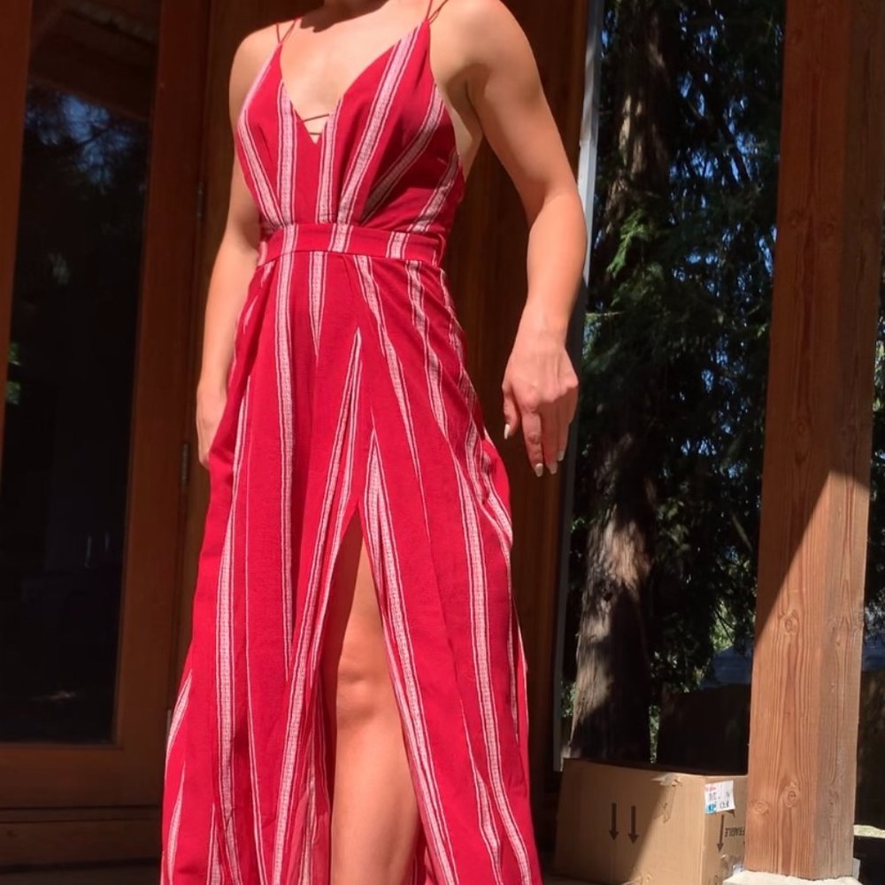 Red Jump Suit